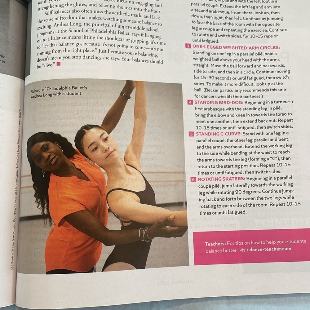 Dance Move and Be Moved Magazine 3 copies Nov 2022, Dec 2022 and Jan 2023 - Picture 11 of 16